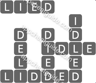 Wordscapes 4623 Flat 15 Placid image answer