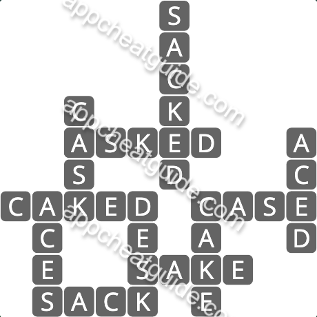 Wordscapes 4640 Bare 16 Placid image answer