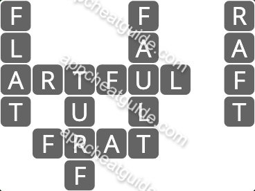 Wordscapes 4643 Bud 3 Thrive image answer