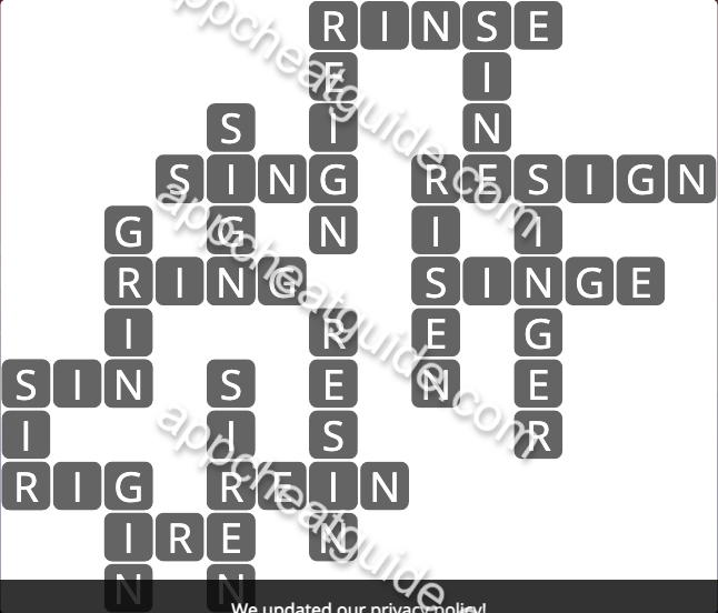 Wordscapes 4648 Bud 8 Thrive image answer