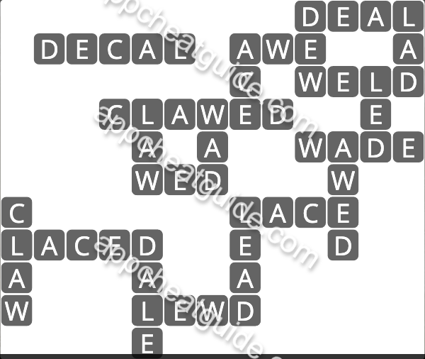 Wordscapes 4652 Bud 12 Thrive image answer