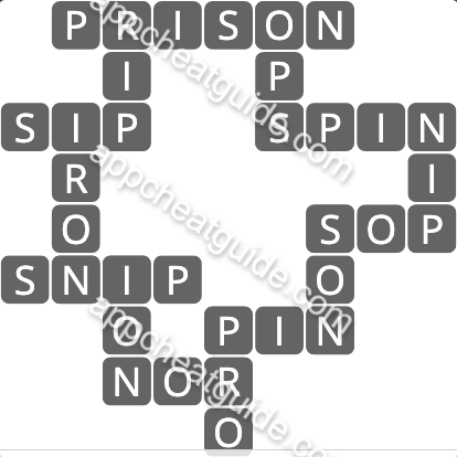 Wordscapes 4653 Bud 13 Thrive image answer