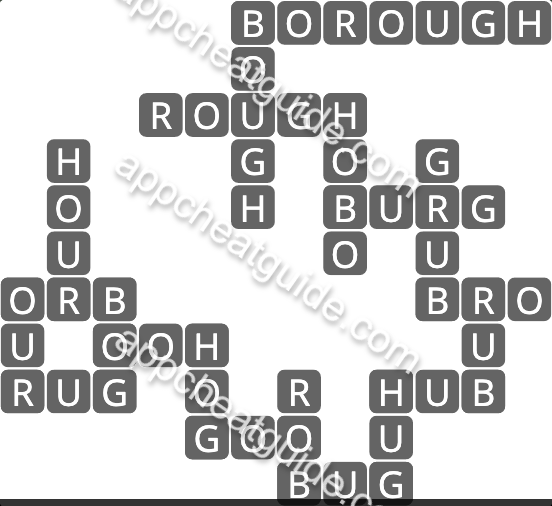 Wordscapes 4656 Bud 16 Thrive image answer