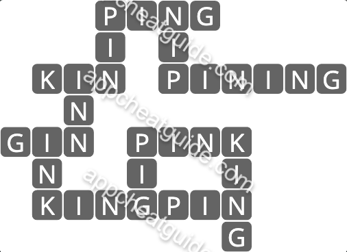 Wordscapes 4659 Seed 3 Thrive image answer