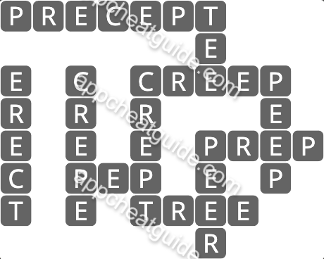 Wordscapes 4660 Seed 4 Thrive image answer