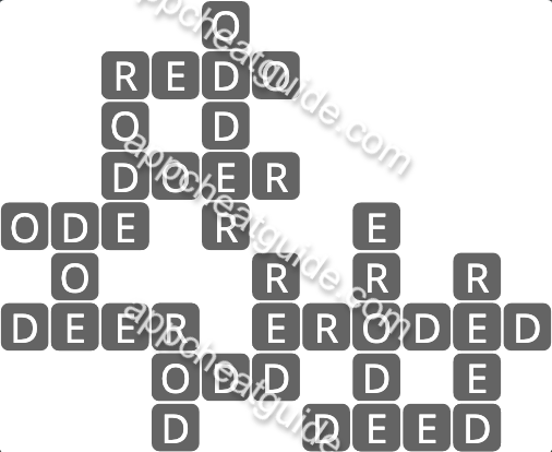 Wordscapes 4663 Seed 7 Thrive image answer