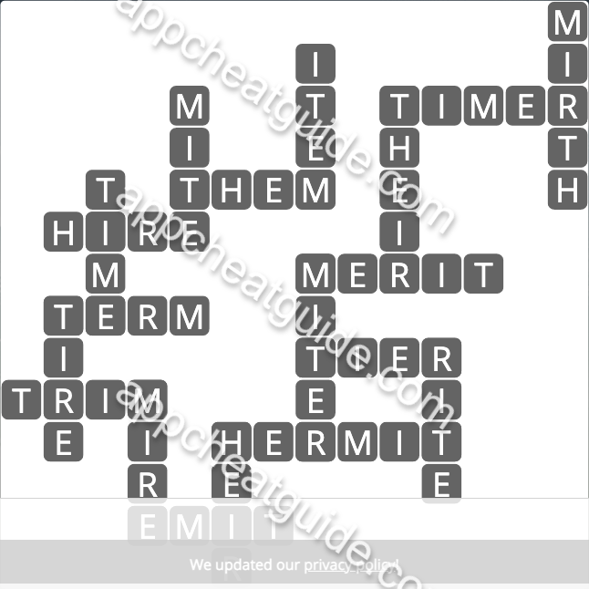 Wordscapes 480 Frost 16 Winter image answer