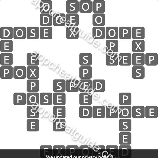 Wordscapes 5224 Erode 8 Wildwood image answer