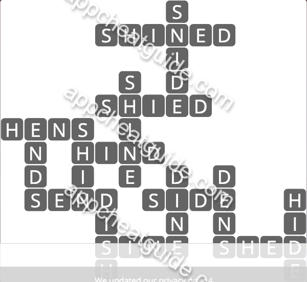 Wordscapes 5248 Solice 16 Wildwood image answer