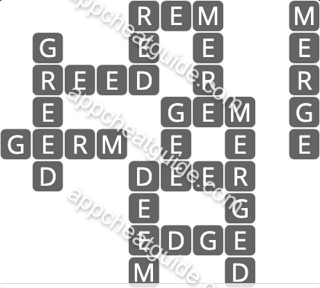 Wordscapes 554 Seed 10 Flora image answer