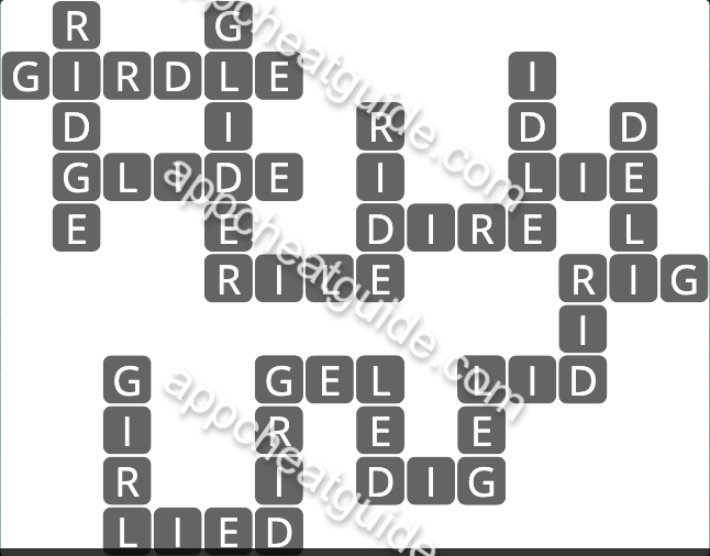 Wordscapes 560 Seed 16 Flora image answer