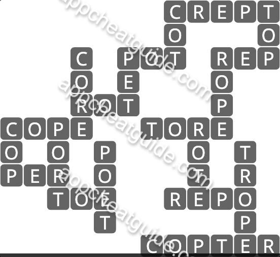 Wordscapes 5668 Reach 4 Summit image answer