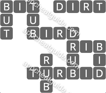 Wordscapes 5838 Soak 14 Strand image answer