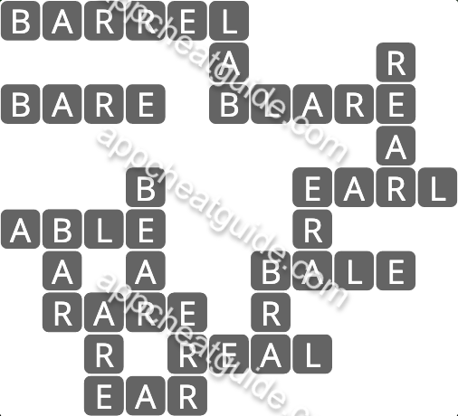 Wordscapes 706 Green 2 Jungle image answer