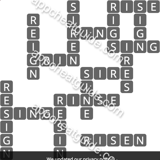 Wordscapes 764 Sierra 12 Desert image answer